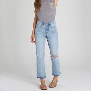 Billabong Chill Out Womens Cropped Denim Jeans